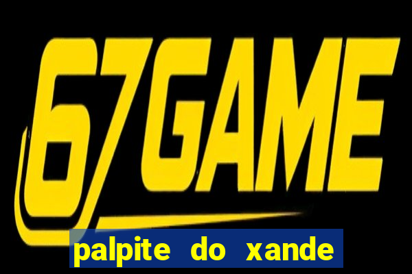 palpite do xande para hoje